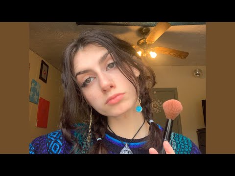 asmr soft spoken | mic brushing | tapping | rambling