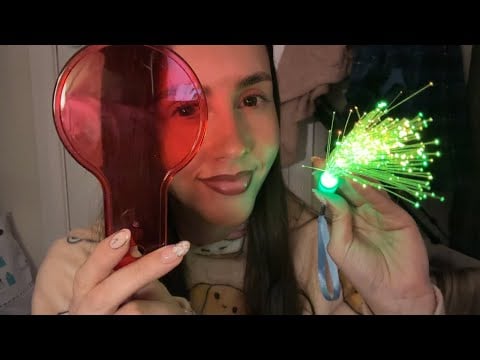 ASMR- Tiring your eyes to sleep with fast, chaotic eye exams/follow my instructions 😴