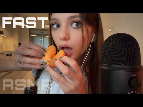 ASMR ☆ Mouth Sounds & Fast Tapping on Random Triggers