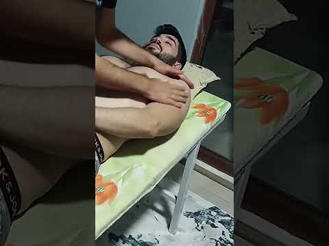 TURKISH THERAPY THAT INCREDIBLY RELAXES THE CHEST, ABDOMEN AND ARMS #massage #relaxing #asmr #shorts