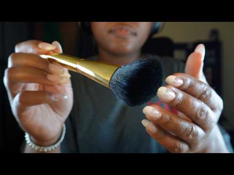 ASMR Relaxing Face Brushing