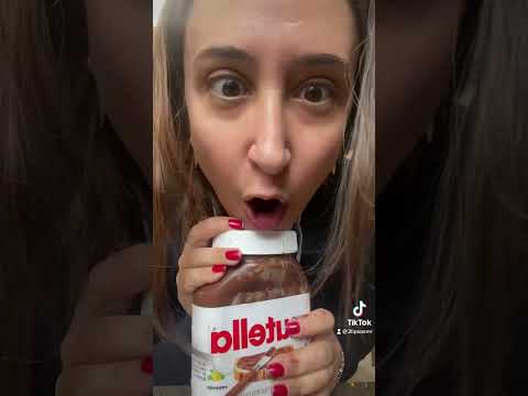 Nutella and Coffee Iced ASMR #shorts #asmr #coffee