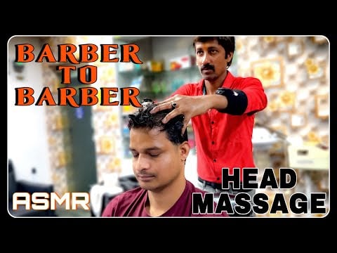ASMR INTENSE INDIAN HEAD MASSAGE BARBER TO BARBER WITH NECK CRACK || PillS FoR DeeP SleeP #asmr