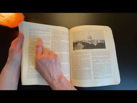American Politics in The Book of Cultural Literacy Flip Through - Soft Spoken ASMR, Crinkly Pages