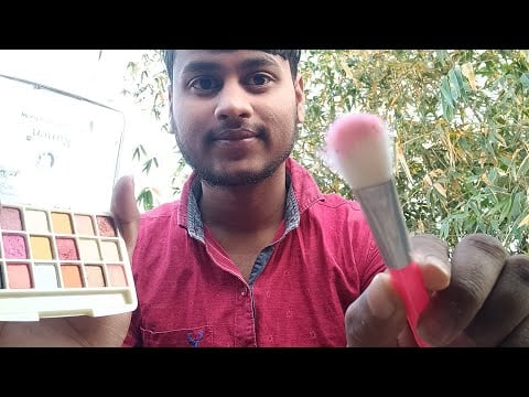 ASMR Fast Doing Your Makeup application