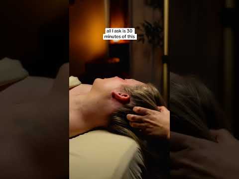 This would solve a lot of my problems 😴 #relax #massage #relaxing #asmrhair