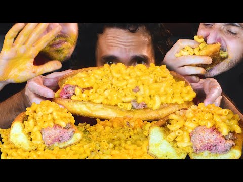 ASMR MACARONI AND CHEESE GIANT ROAST BEEF Mukbang *NO TALKING Eating Sounds * | Nomnomsammieboy