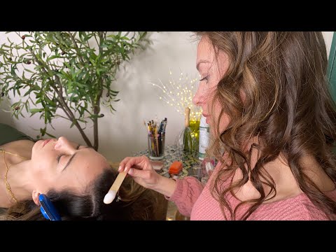 ASMR Scalp Assessment and Treatment | Hair Play, Brushing, relaxing sensation | Role Play