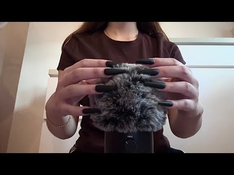 [ASMR] Mic scratching for deep sleep 🛌(bare, foam& fluffy cover)