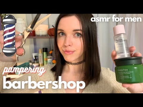 💈 Barbershop RP 💈 Men's Pampering (ASMR) | Soft Spoken, Personal Attention, Scalp Scratching, Pt. 2