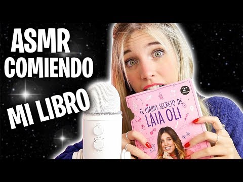 ASMR COMIENDO MI LIBRO (Mouth sounds)