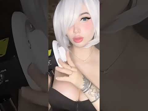 Cosplay 2b ASMR nier automata  #asmrsounds #shorts #asmrgaming #nierautomata