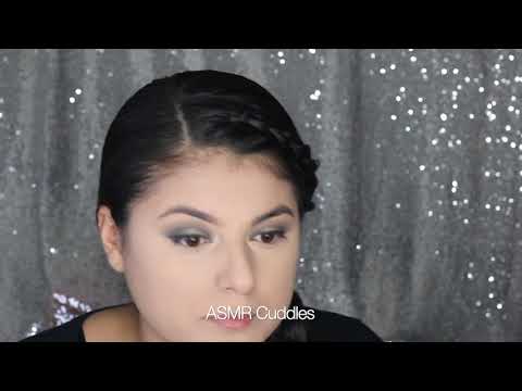 ASMR Whispered Makeup Tutorial - Smokey Halo Eyeshadow