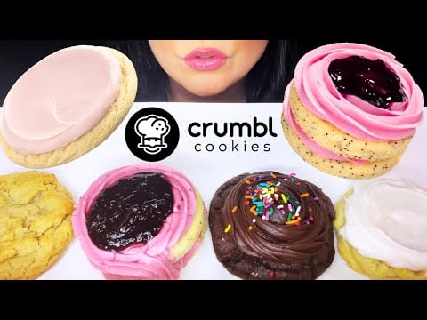 ASMR CRUMBL COOKIES MUKBANG | soft eating sounds