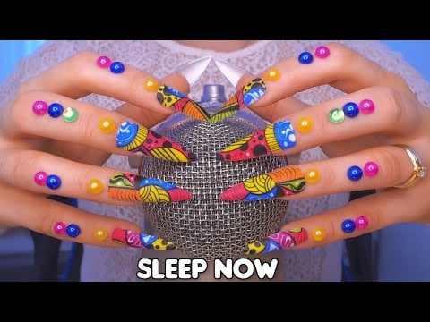 ASMR With Long Nails 💎 Beaded Hands & Mixed Triggers | No Talking, Pure Tingles