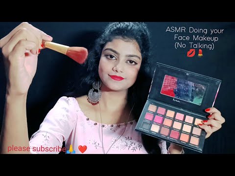 ASMR Doing Your Face Makeup (No Talking) 💄💋