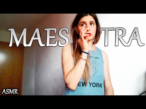 ASMR - TU PROFESORA te regaña por llegar tarde a clase ✍😈 / Roleplay en Español