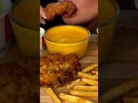 KFC Crunchy Chicken #shorts #asmr #food #kfc