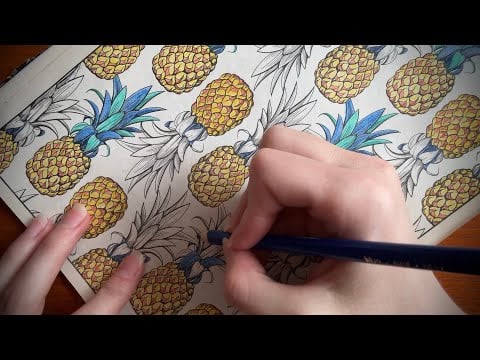 Coloring + Soft Spoken Chit-Chat ASMR