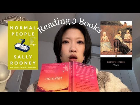 ASMR reading in whispering, inaudible, soft spoken (3 different books)