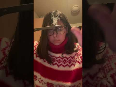 Cutting my fringe and styling