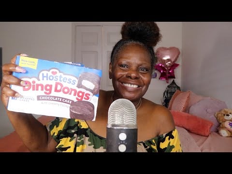Hostess Ding Dongs ASMR Eating Sounds 