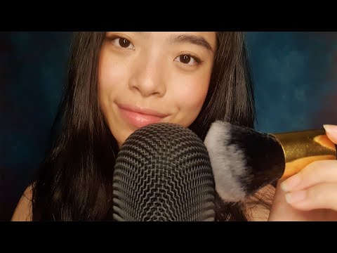 [ASMR] Mic Brushing & Unintelligible 'Inaudible' Whispers for Sleep ✧