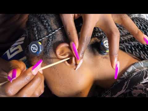 Extreme Ear Tingles: Sensitive Ear Cleaning, Oiling, Licking & Eating ASMR, Fast Ear Massage,