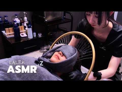 Deep Pressure Scalp Massage Head Spa in Osaka | ASMR Real Japanese Spa