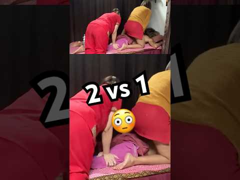 4 Hands Thai Massage. 1 Me. 0 Mercy.