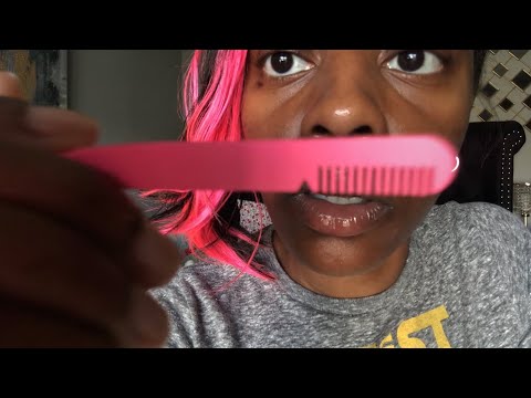 ASMR 💜 Big Sis Gets Something Out of Ur eye Roleplay 