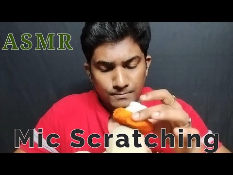 asmr mic scratching and mouth sounds