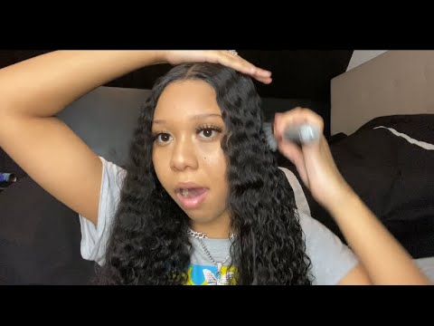 ASMR | wig brushing  | gum chewing