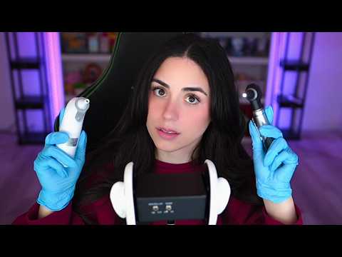 ASMR Detailed Ear Exam 🩺 Hearing Tests, Otoscope & More