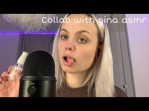 ASMR Collab With @ginaasmr1 | Doing Her Favorite Triggers 💓