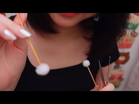 ASMR VN Vệ sinh tai cho đứa em bị khó ngủ👂ASMR Ear cleaning