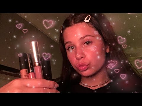 💗lipgloss try on asmr💗