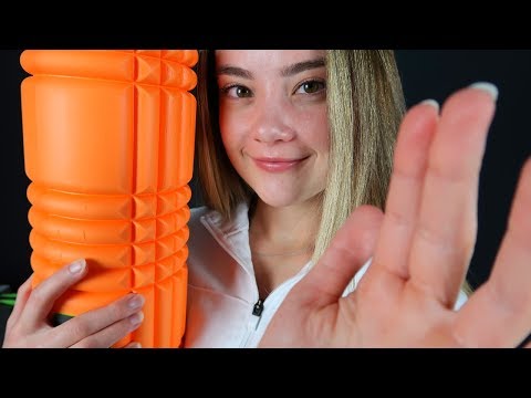 ASMR PERSONAL TRAINER MOTIVATES YOU ROLEPLAY! Positive Affirmations, Gym Advice, White Noise