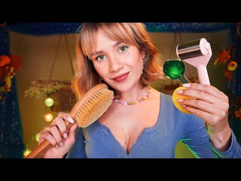 АСМР Мурашечный СПА МАССАЖ Лица, Ушей, Шеи и Плеч 🔥 Мгновенное Расслабление и СОН 😴