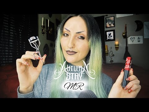 ASMR | GOTH GIRL DOES YOUR MAKEUP | #asmr #asmroleplay #asmrmakeup