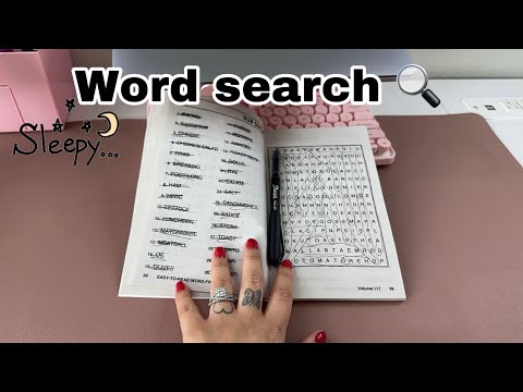 ASMR Lofi| Relaxing Word search 🔍