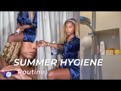 SUMMER Hygiene Routine ( how to smell good all day hygiene,pre shower,shower and Body care) 