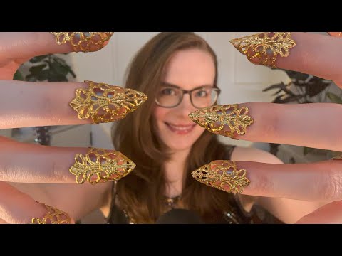 ASMR gold triggers to make you sleepy ⚜️ (tapping, scratching, whispering)