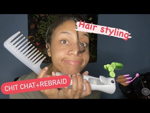 ASMR - Re-braiding my hair *Hi-Fi (Part 2/5)