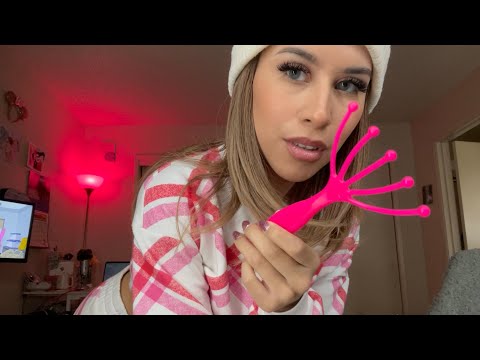 Tingly Scalp Massage With Tool ASMR BRAINGASM