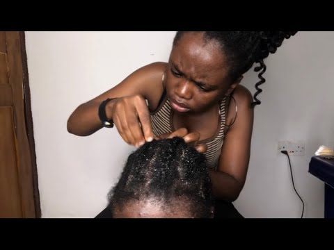 ASMR INTENSE SCALP SCRATCHING AND FAKE FLAKES REMOVAL FOR DEEP SLEEP 😴 
