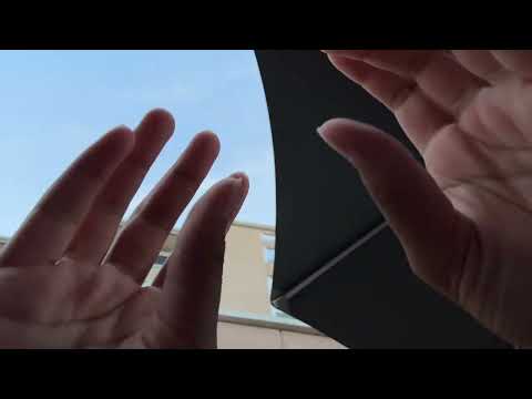 asmr tapping your face outside 🌈