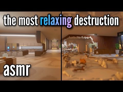 Satisfying ASMR 😵 Destroying a house in the most oddly relaxing way | Teardown
