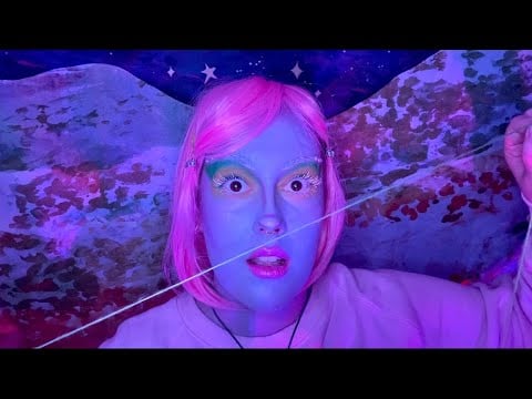 ASMR | Alien Ear Cleaning RP 👽| Moon String Pulling, Tweezing Sprites + More! - Soft Spoken