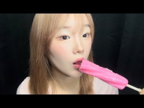 스크류바 아이스크림 🍓🧊 이팅사운드 ASMR | Korean Ice Cream, Eating Sounds, Mouth Sounds, Crunchy, Relaxing, Tingly